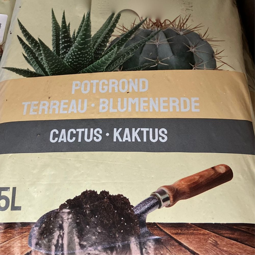 Terreau Professionnel TOP CACTUS - 1 Litre, Pour Cactus Et Succulentes, Drainage Optimal, Mycorhizes