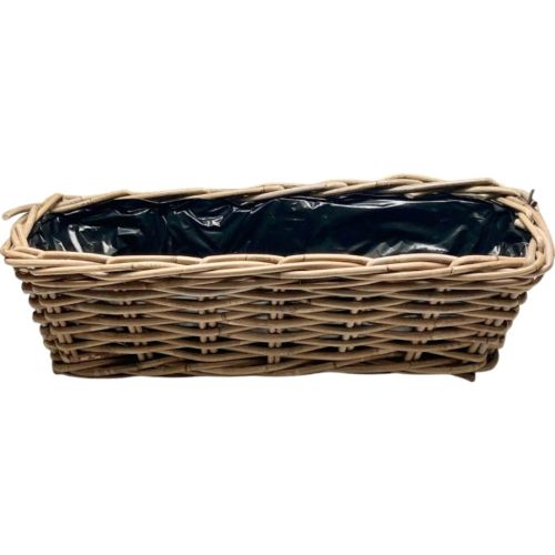 Jardinière Basket en Osier KUBU de 50X17X15cm