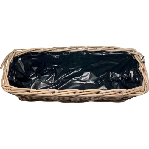 Jardinière Basket en Osier KUBU de 50X17X15cm