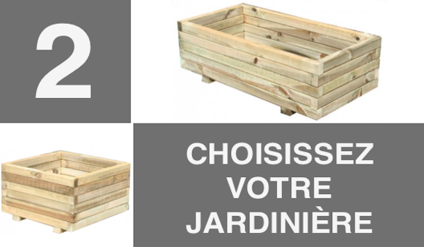 Choisissez votre jardiniere